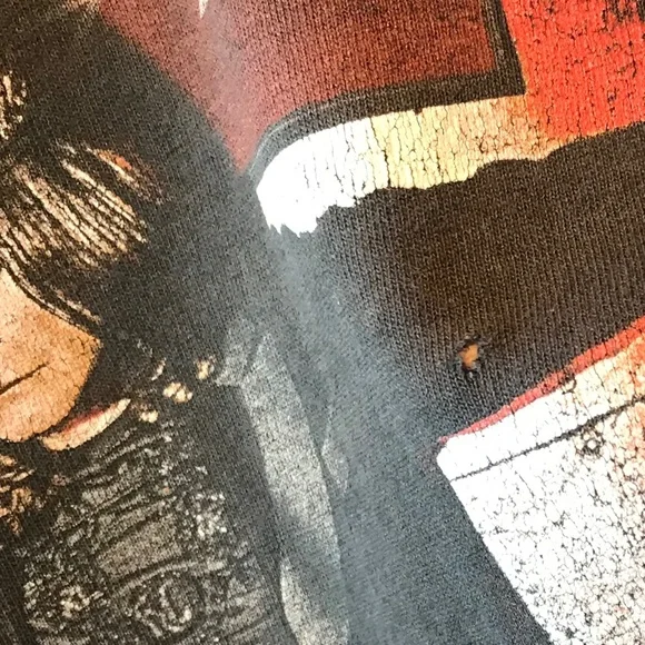 CONCERT⚡️VINTAGE OZZY RAIN TOUR RAW CUT MUSCLE T-SHIRT - Picture 4 of 13